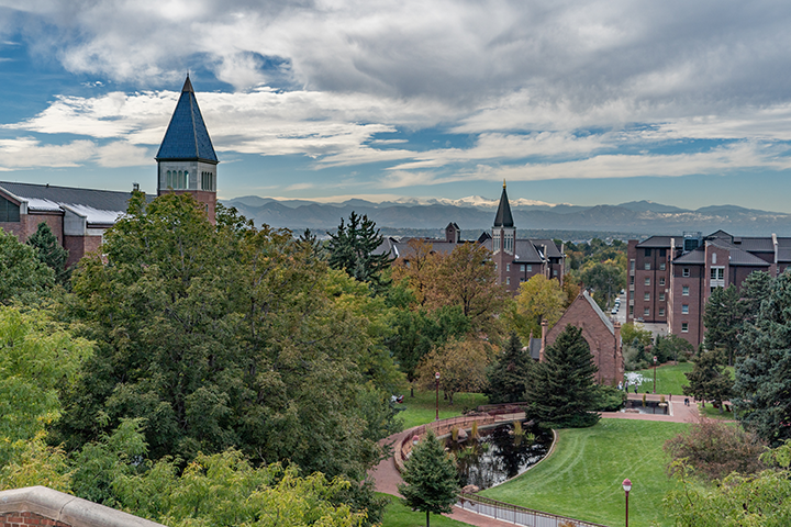 scenic view from campus west